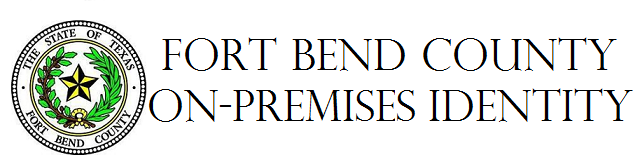 Fort Bend County On-Premises AD FS